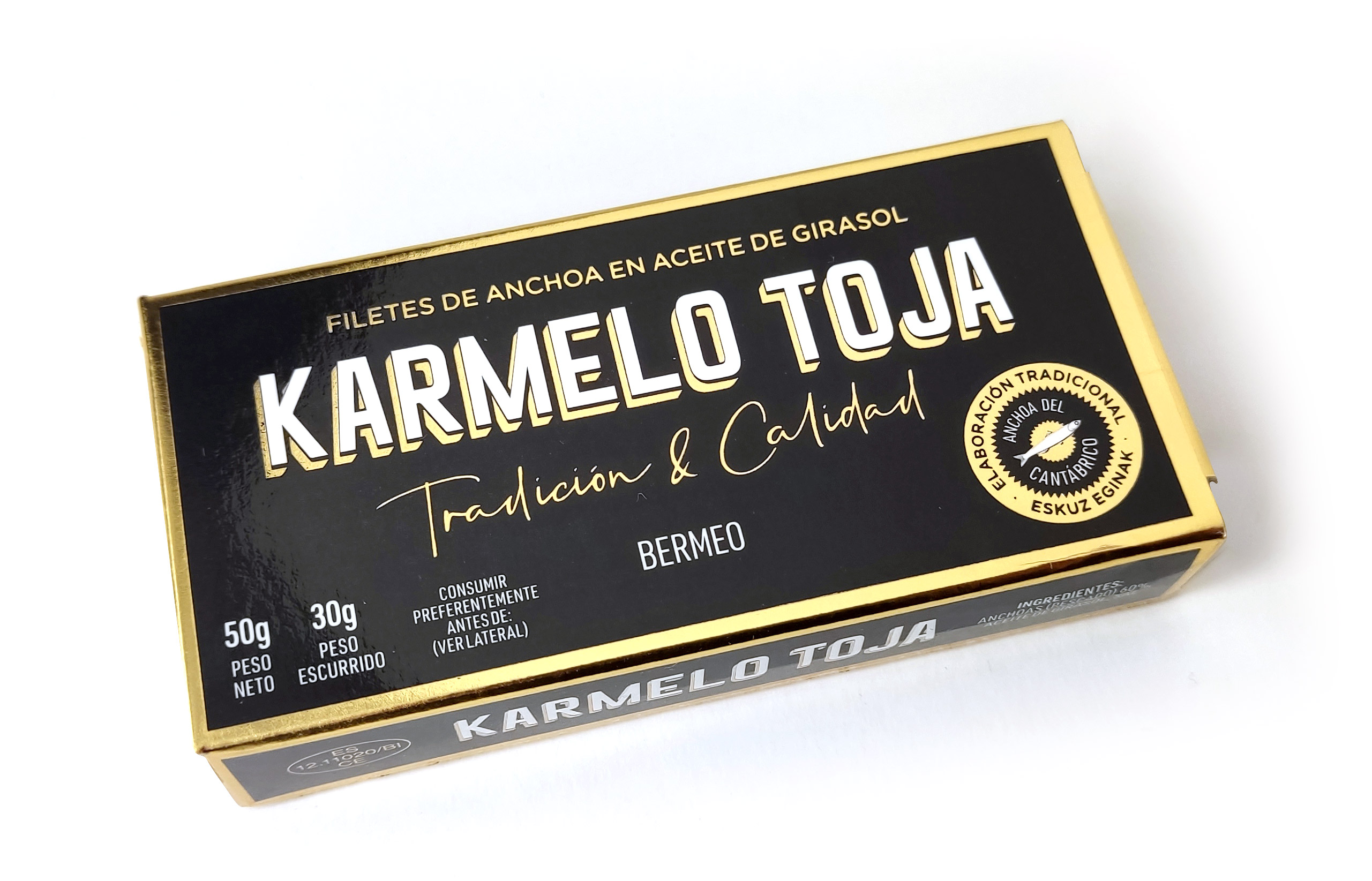 Anchoa Selecta Karmelo Toja formato XL 75gr y formato XXL 100gramos Premiun - Imagen 2